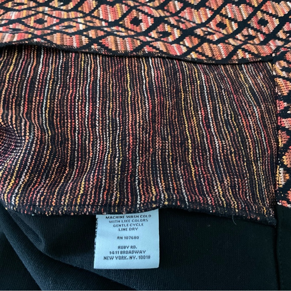 Ruby Rd Open-Front Patterned Women's Jacket In Co… - image 4